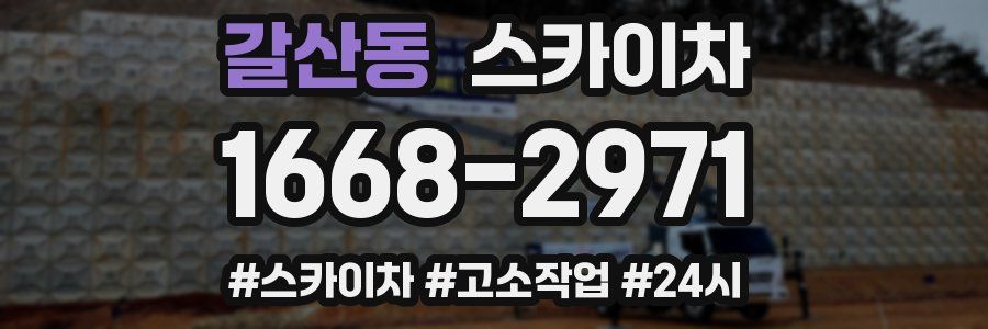 갈산동 스카이차