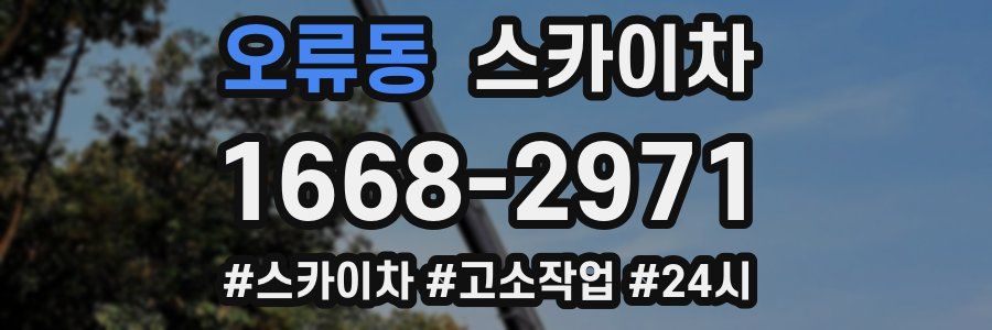 오류동 스카이차