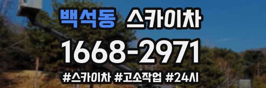 백석동 스카이차