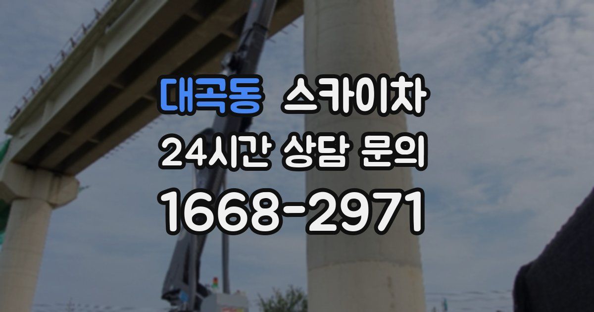 대곡동 스카이차