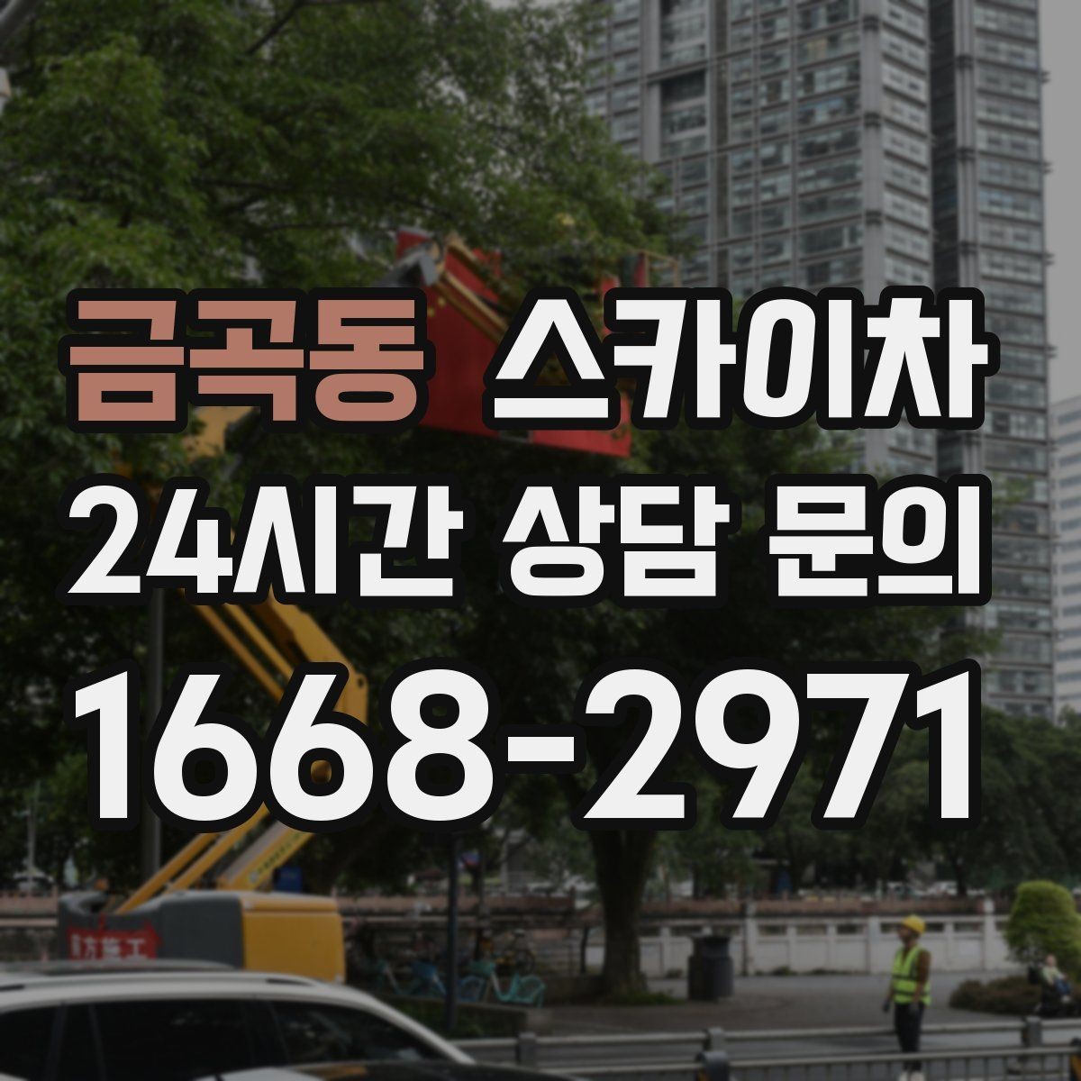 금곡동 스카이차 안전 줄과 고정 장치 점검 포인트