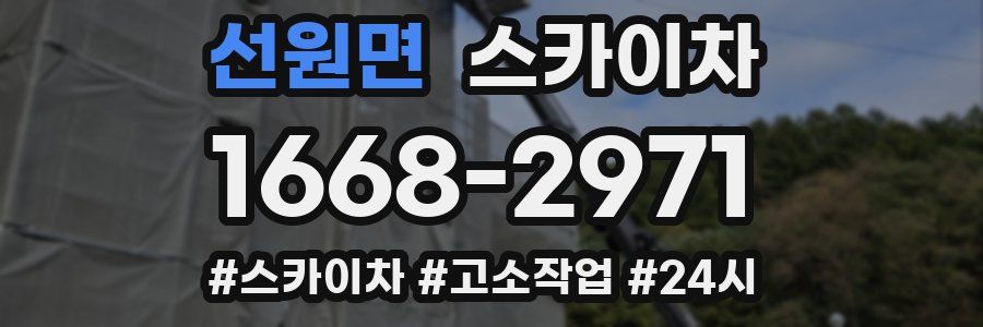 선원면 스카이차