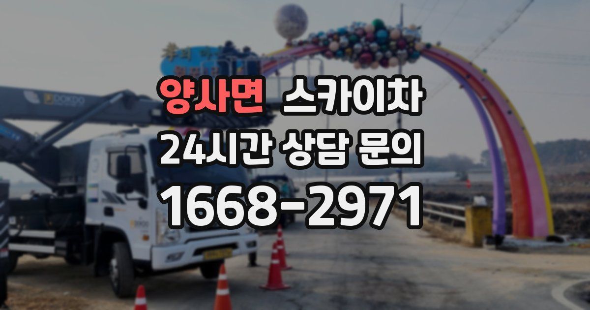 양사면 스카이차