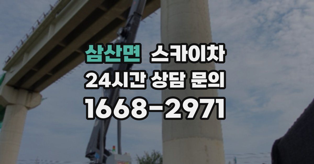 삼산면 스카이차
