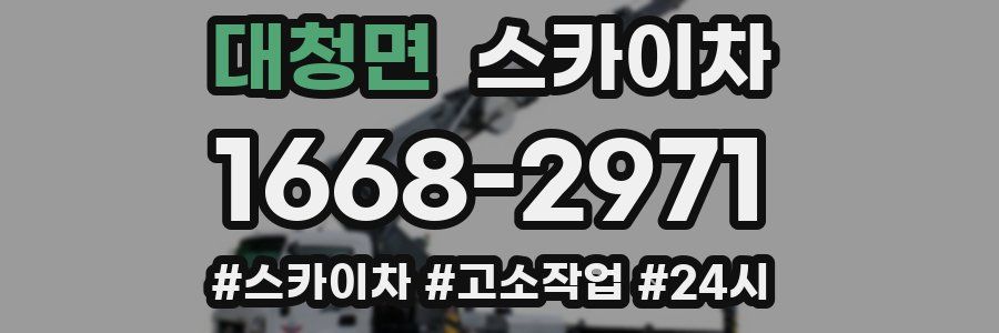 대청면 스카이차