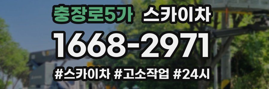 충장로5가 스카이차