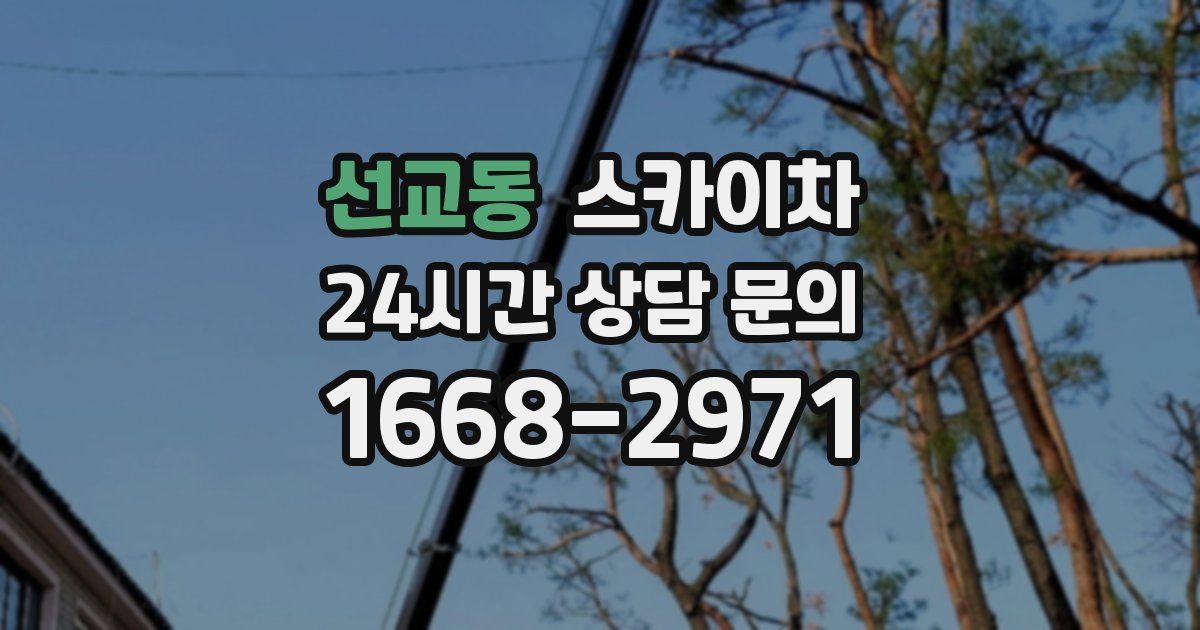 선교동 스카이차