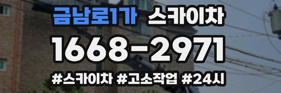 금남로1가 스카이차