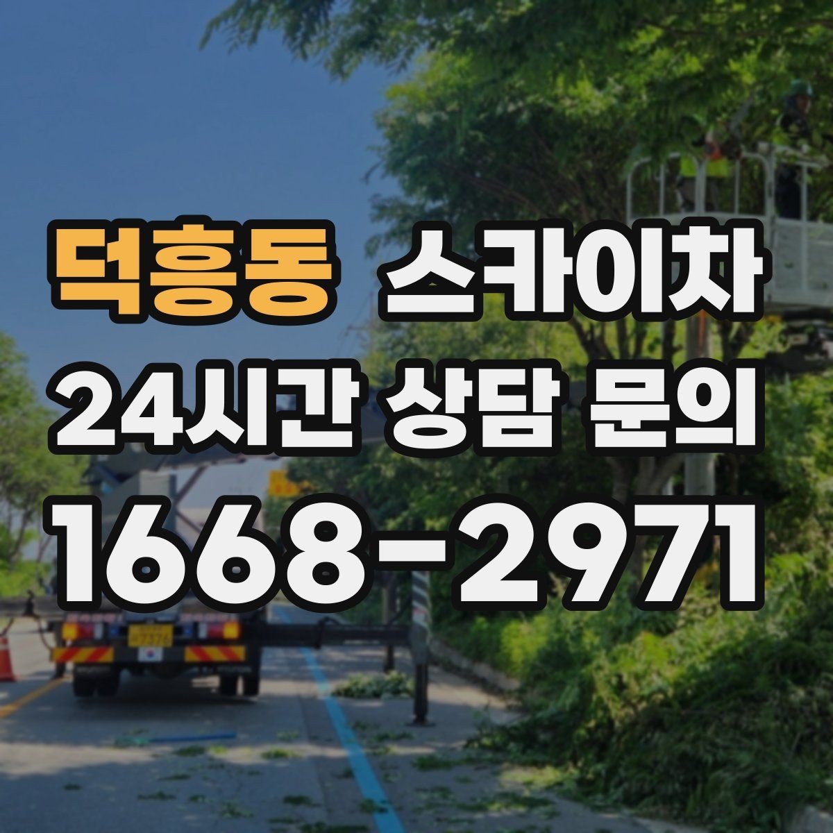 덕흥동 스카이차 돌출 간판 낙하 위험 예방 점검