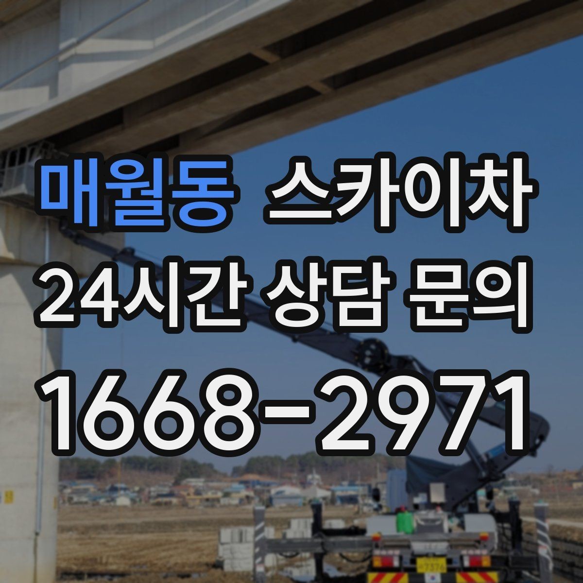 매월동 스카이차 나무 가지 전정 작업에 활용하는 방법