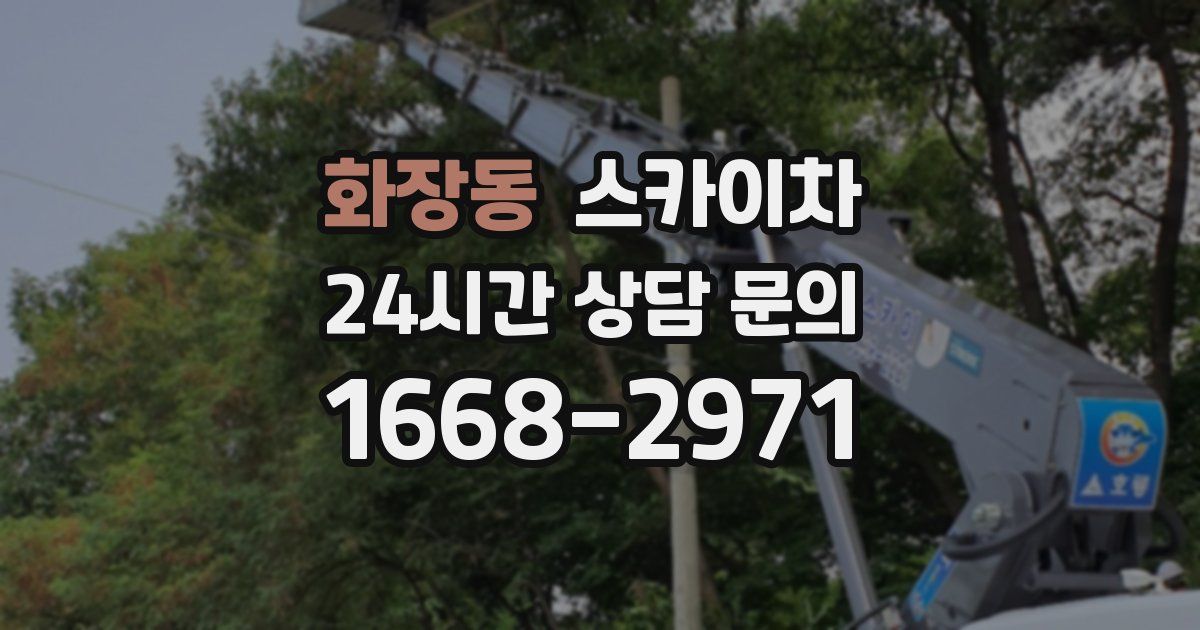 화장동 스카이차