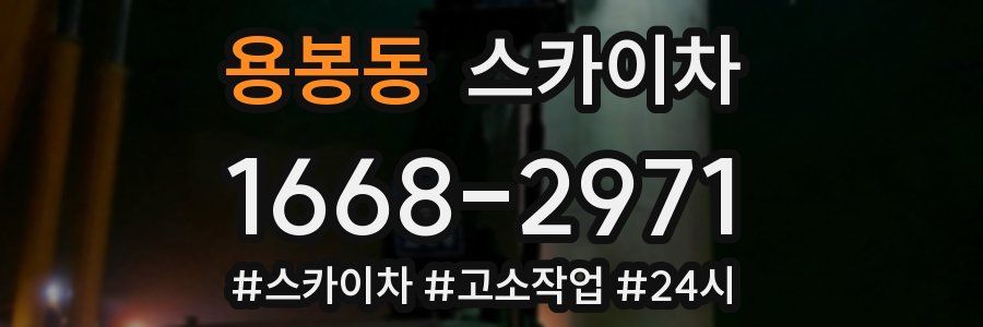 용봉동 스카이차