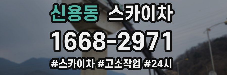 신용동 스카이차