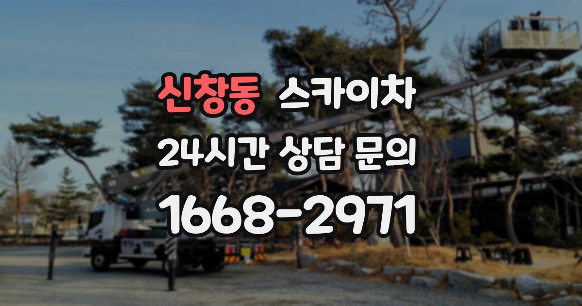 신창동 스카이차