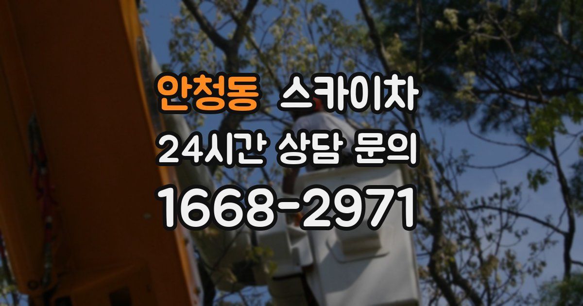 안청동 스카이차