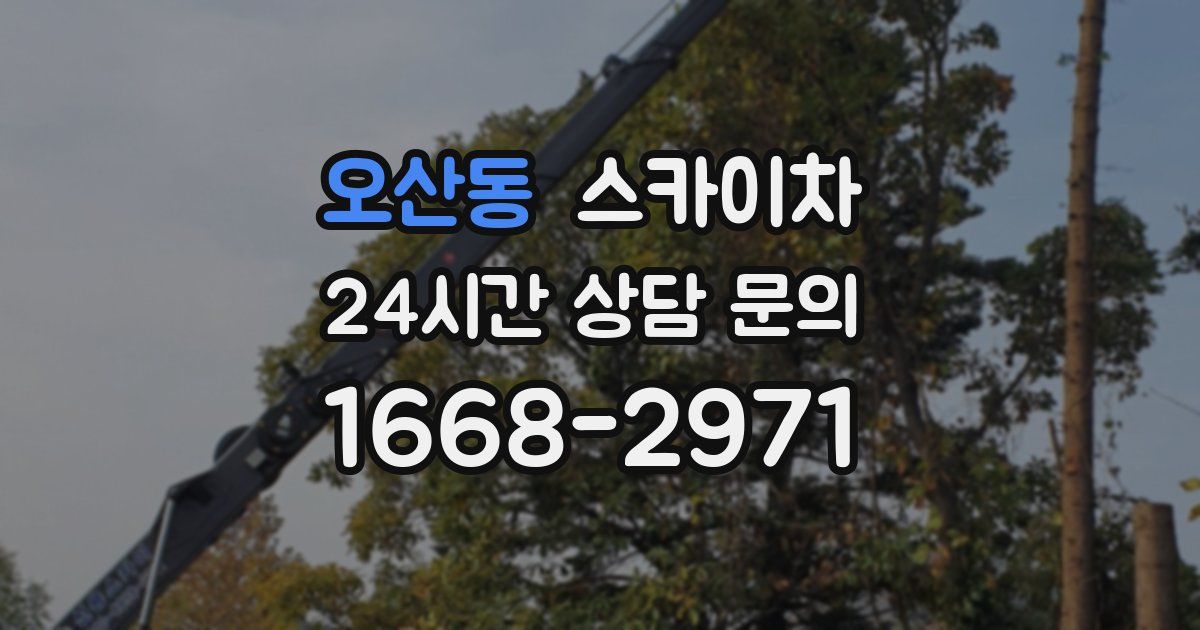 오산동 스카이차