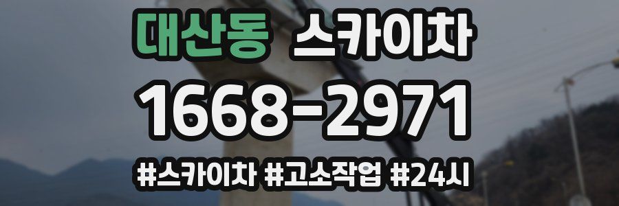 대산동 스카이차