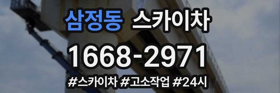 삼정동 스카이차