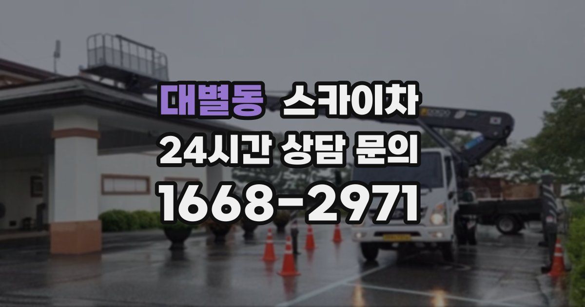 대별동 스카이차