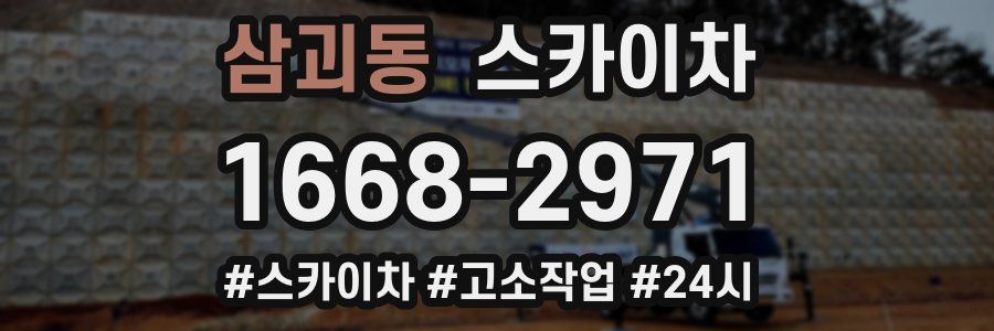 삼괴동 스카이차