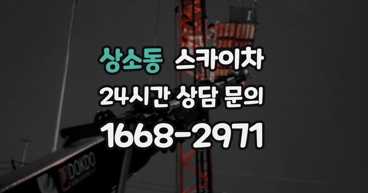 상소동 스카이차