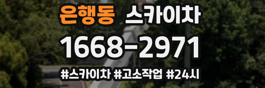 은행동 스카이차