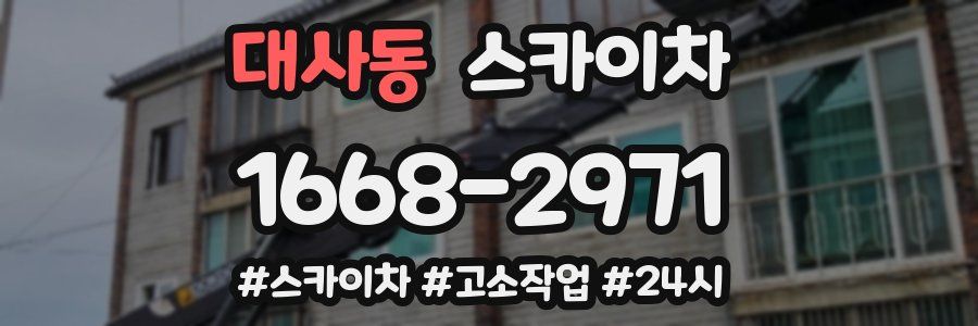 대사동 스카이차