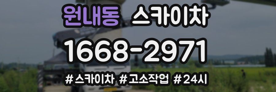 원내동 스카이차