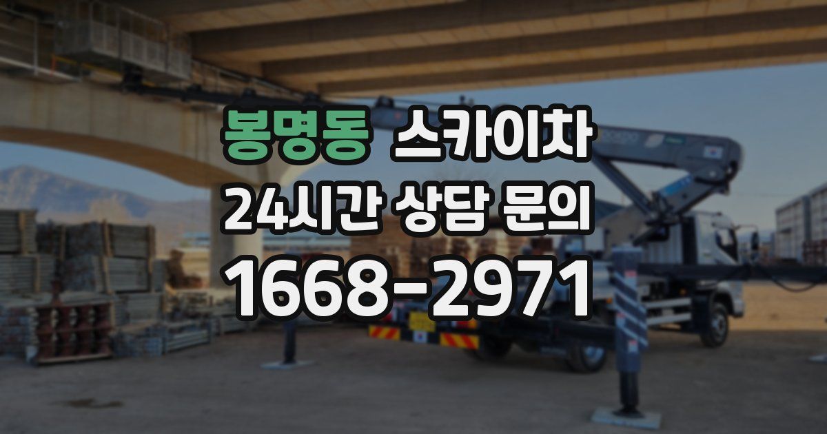 봉명동 스카이차