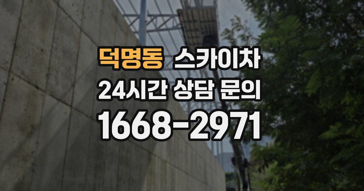 덕명동 스카이차
