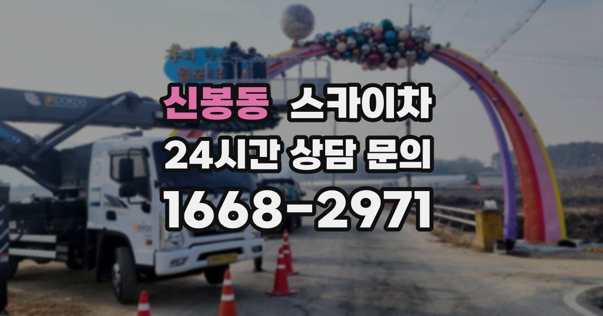 신봉동 스카이차