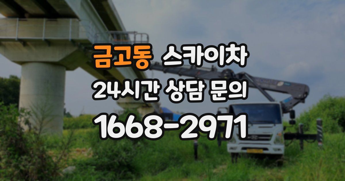 금고동 스카이차