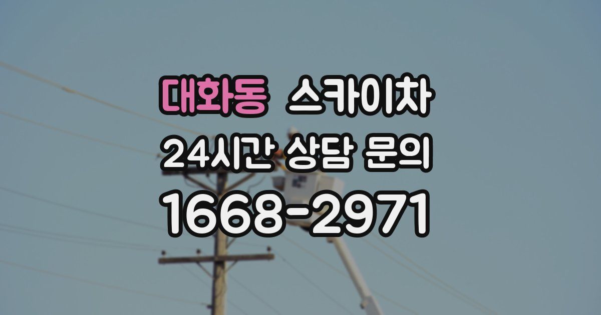 대화동 스카이차