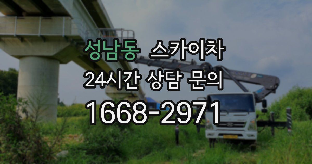 성남동 스카이차