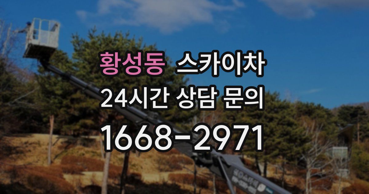 황성동 스카이차