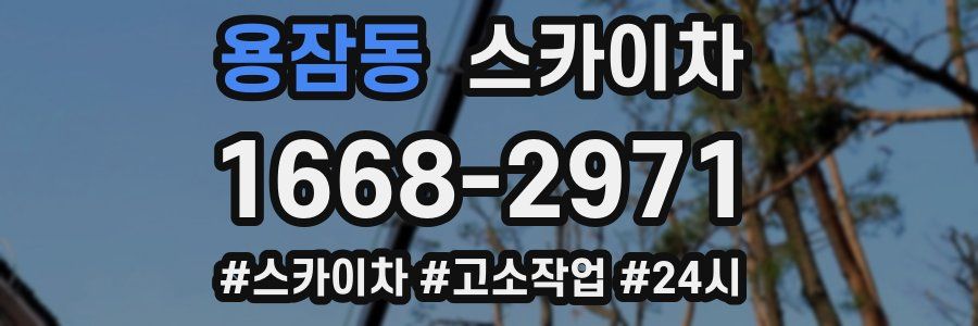 용잠동 스카이차