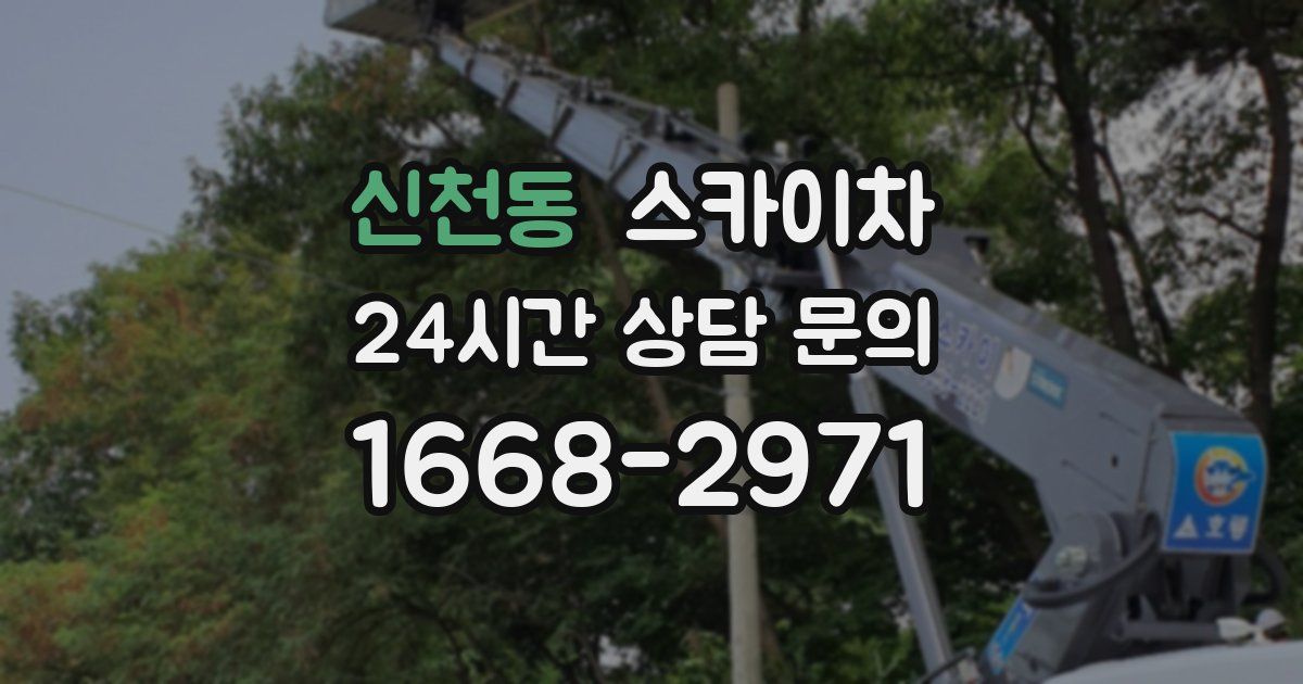 신천동 스카이차