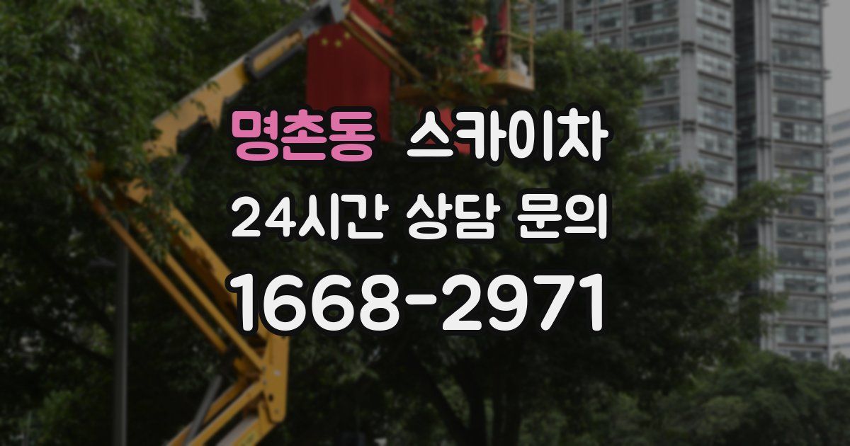 명촌동 스카이차