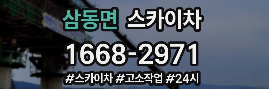 삼동면 스카이차