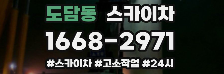 도담동 스카이차