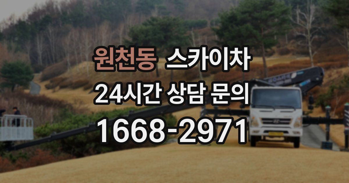 원천동 스카이차