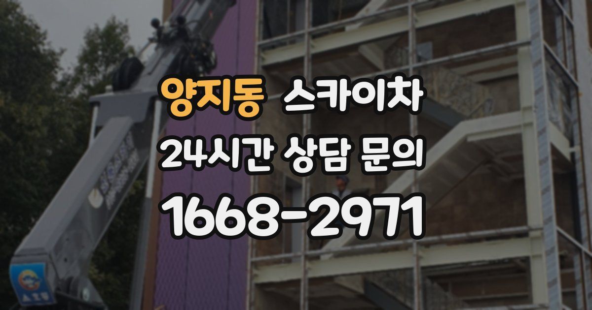 양지동 스카이차