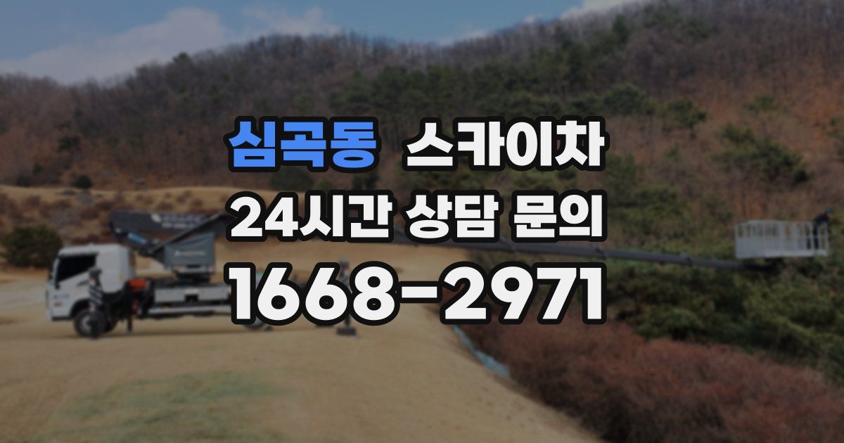 심곡동 스카이차