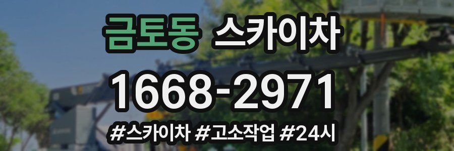 금토동 스카이차