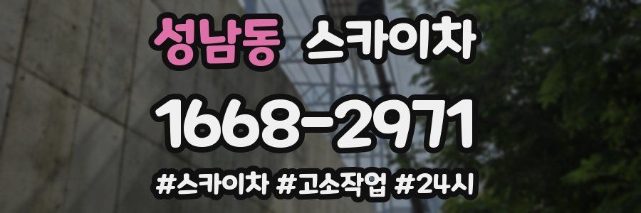 성남동 스카이차