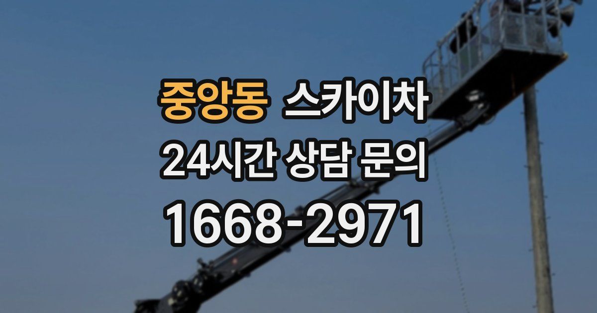 중앙동 스카이차