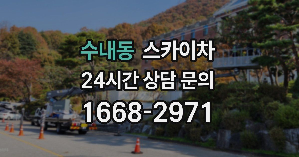 수내동 스카이차