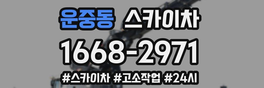 운중동 스카이차