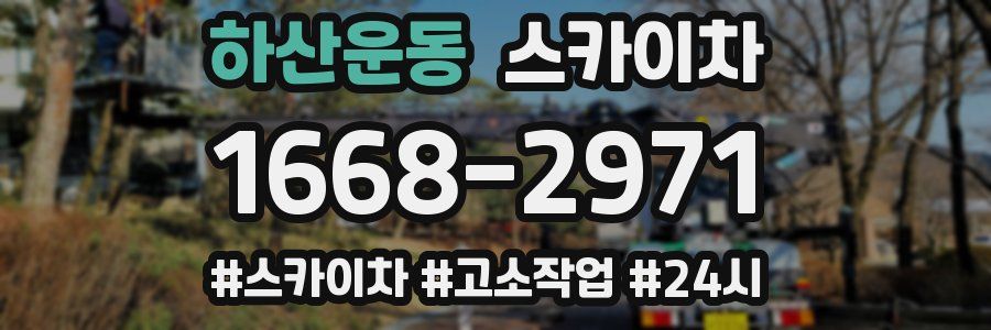 하산운동 스카이차