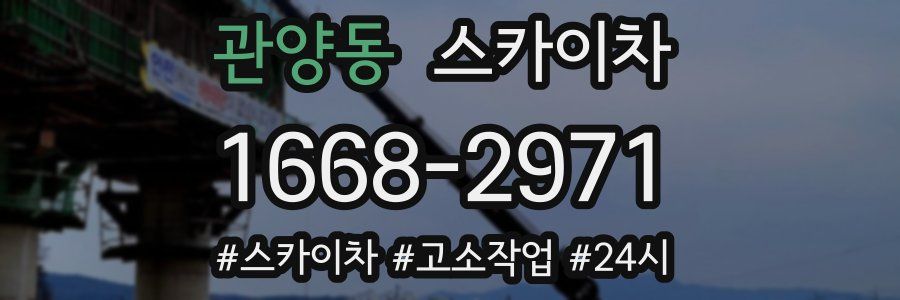 관양동 스카이차